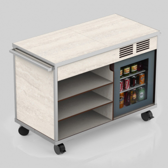 Mini Fridge Cart
