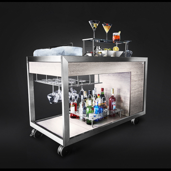 Mixology Cart con Schock Freezer
